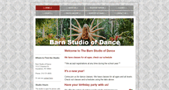 Desktop Screenshot of barnstudioofdance.com